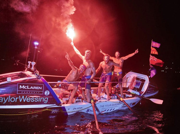 Taylor Wessing real estate lawyer and teammates break transatlantic rowing world record | News & Insights | McLaren Property | Living