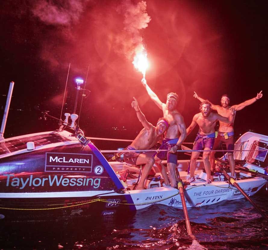 Taylor Wessing real estate lawyer and teammates break transatlantic rowing world record | News & Insights | McLaren Property | Living